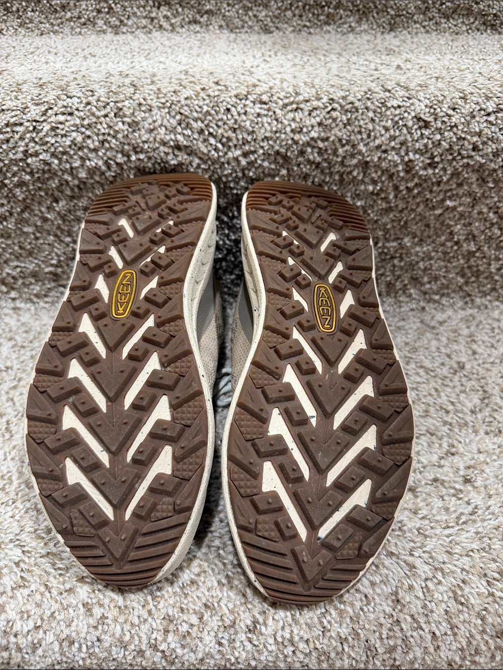Keen Women's Sand/Taupe Lace-Up Athletic Sneakers - Picture 3 of 4